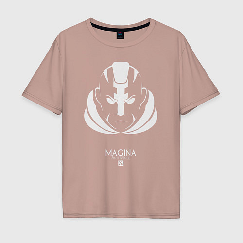 Мужская футболка оверсайз Anti-Mage из Доты 2 Magina / Пыльно-розовый – фото 1
