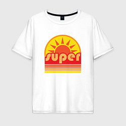 Мужская футболка оверсайз Super Sun