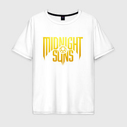 Футболка оверсайз мужская Midnight Suns, цвет: белый