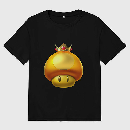 Мужская футболка оверсайз GoldToad / Черный – фото 1