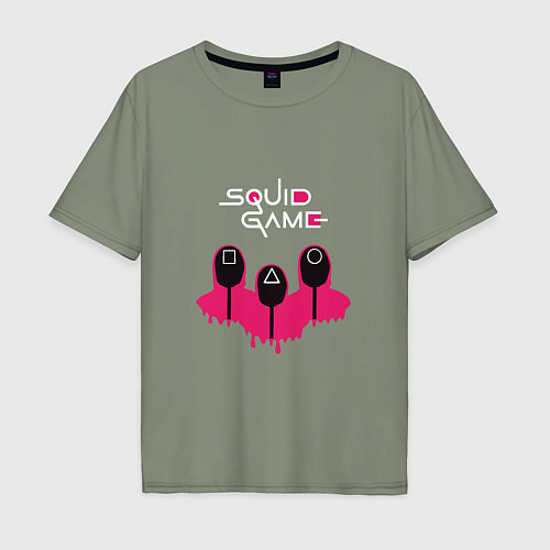 Мужская футболка оверсайз Soldiers Squid / Авокадо – фото 1