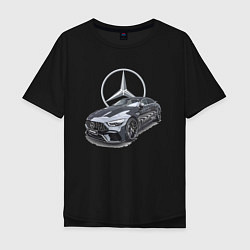 Мужская футболка оверсайз Mercedes AMG motorsport