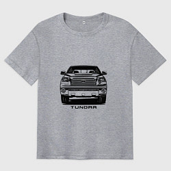 Футболка оверсайз мужская Тойота Тундра, цвет: меланж
