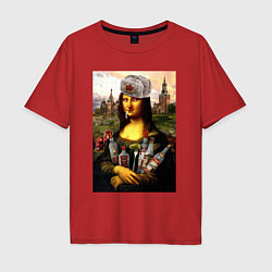 Мужская футболка оверсайз MONA LISA FROM RUSSIA