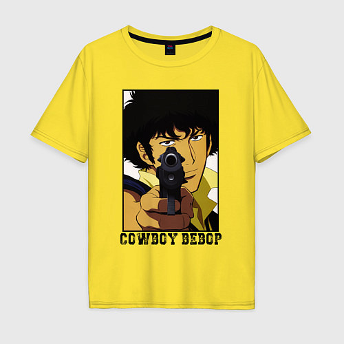 Мужская футболка оверсайз Spike Spigel / Желтый – фото 1