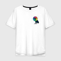 Футболка оверсайз мужская Murakami X Drakes OVO, цвет: белый