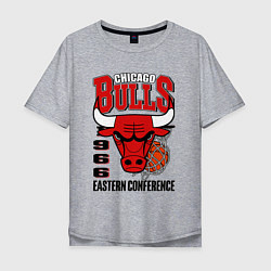 Мужская футболка оверсайз Chicago Bulls NBA