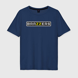 Футболка оверсайз мужская Brazzers, цвет: тёмно-синий