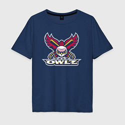 Футболка оверсайз мужская Orem Owlz - baseball team, цвет: тёмно-синий