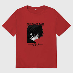 Футболка оверсайз мужская Хвост Феи Fairy Tail, Зереф Zeref, цвет: красный