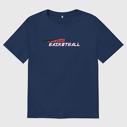 Футболка оверсайз мужская KUROKO BASKETBALL КУРОКО, цвет: тёмно-синий