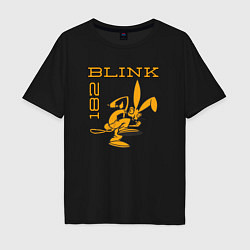 Мужская футболка оверсайз Blink 182 Yellow Rabbit