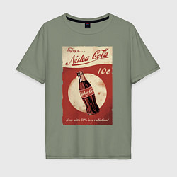 Мужская футболка оверсайз Fallout Nuka Cola Poster Pop art