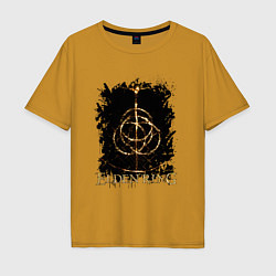 Футболка оверсайз мужская ELDEN RING SYMBOL LOGO, цвет: горчичный