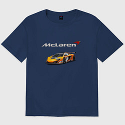 Футболка оверсайз мужская McLaren Motorsport Racing Team, цвет: тёмно-синий