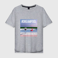 Футболка оверсайз мужская Dream Pool, цвет: меланж