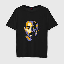 Футболка оверсайз мужская Kobe Face, цвет: черный