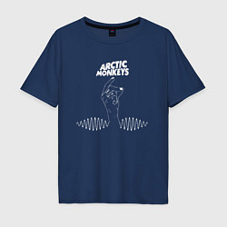 Футболка оверсайз мужская Arctic Monkeys mardy bum, цвет: тёмно-синий