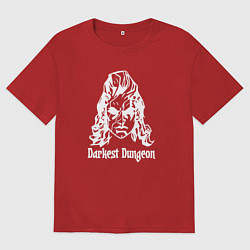Футболка оверсайз мужская Darkest Dungeon - the way is lit,, цвет: красный