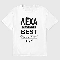 Футболка оверсайз мужская ЛЕХА BEST OF THE BEST, цвет: белый