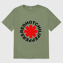 Футболка оверсайз мужская Peppers logo, цвет: авокадо