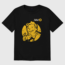 Футболка оверсайз мужская FALLOUT, цвет: черный