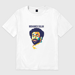 Футболка оверсайз мужская Salah Liverpool, цвет: белый