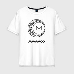 Футболка оверсайз мужская Mamamoo MOON, цвет: белый