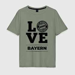 Футболка оверсайз мужская Bayern Love Классика, цвет: авокадо