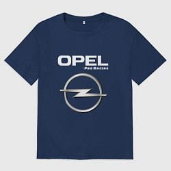 Футболка оверсайз мужская OPEL Pro Racing, цвет: тёмно-синий