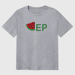 Футболка оверсайз мужская Арбузер DR Абьюзер, цвет: меланж