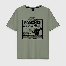 Мужская футболка оверсайз Live at the Palladium, NY - Ramones