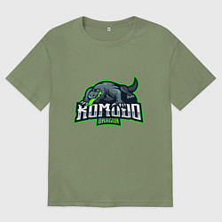 Футболка оверсайз мужская Komodo, цвет: авокадо