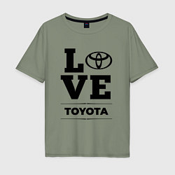 Мужская футболка оверсайз Toyota Love Classic