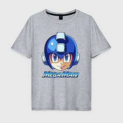 Футболка оверсайз мужская Mega Man - Rockman, цвет: меланж