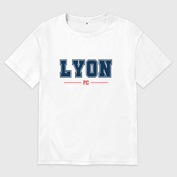 Футболка оверсайз мужская Lyon FC Classic, цвет: белый
