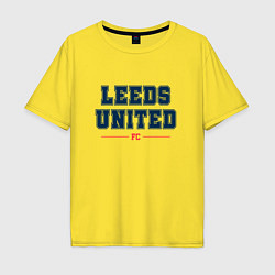 Футболка оверсайз мужская Leeds United FC Classic, цвет: желтый