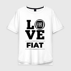 Мужская футболка оверсайз Fiat Love Classic