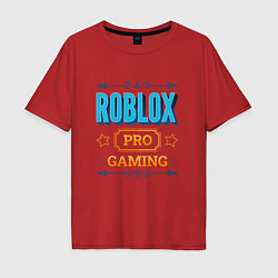 Мужская футболка оверсайз Игра Roblox PRO Gaming