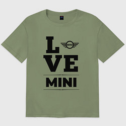 Футболка оверсайз мужская Mini Love Classic, цвет: авокадо