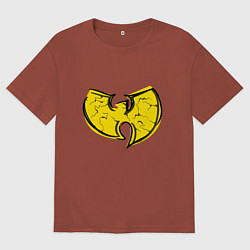 Футболка оверсайз мужская Style Wu-Tang, цвет: кирпичный