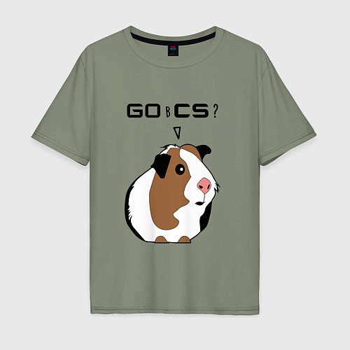 Мужская футболка оверсайз Типичный геймер CS:GO / Авокадо – фото 1