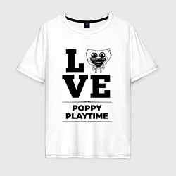 Футболка оверсайз мужская Poppy Playtime Love Classic, цвет: белый