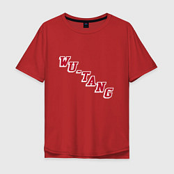 Футболка оверсайз мужская Wu-Tang Man, цвет: красный