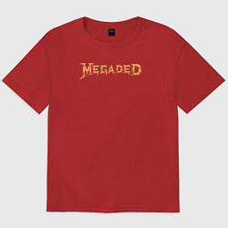 Футболка оверсайз мужская MEGADED, цвет: красный