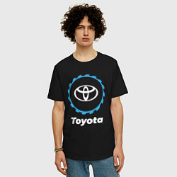 Футболка оверсайз мужская Toyota в стиле Top Gear, цвет: черный — фото 2