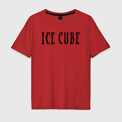 Мужская футболка оверсайз Ice Cube - logo