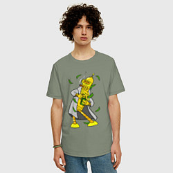 Футболка оверсайз мужская Golden Bender, цвет: авокадо — фото 2