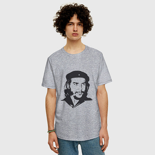 Мужская футболка оверсайз Че Гевара, Эрнесто / Меланж – фото 3
