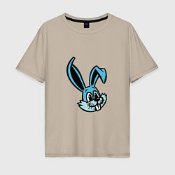 Футболка оверсайз мужская Blue Bunny, цвет: миндальный